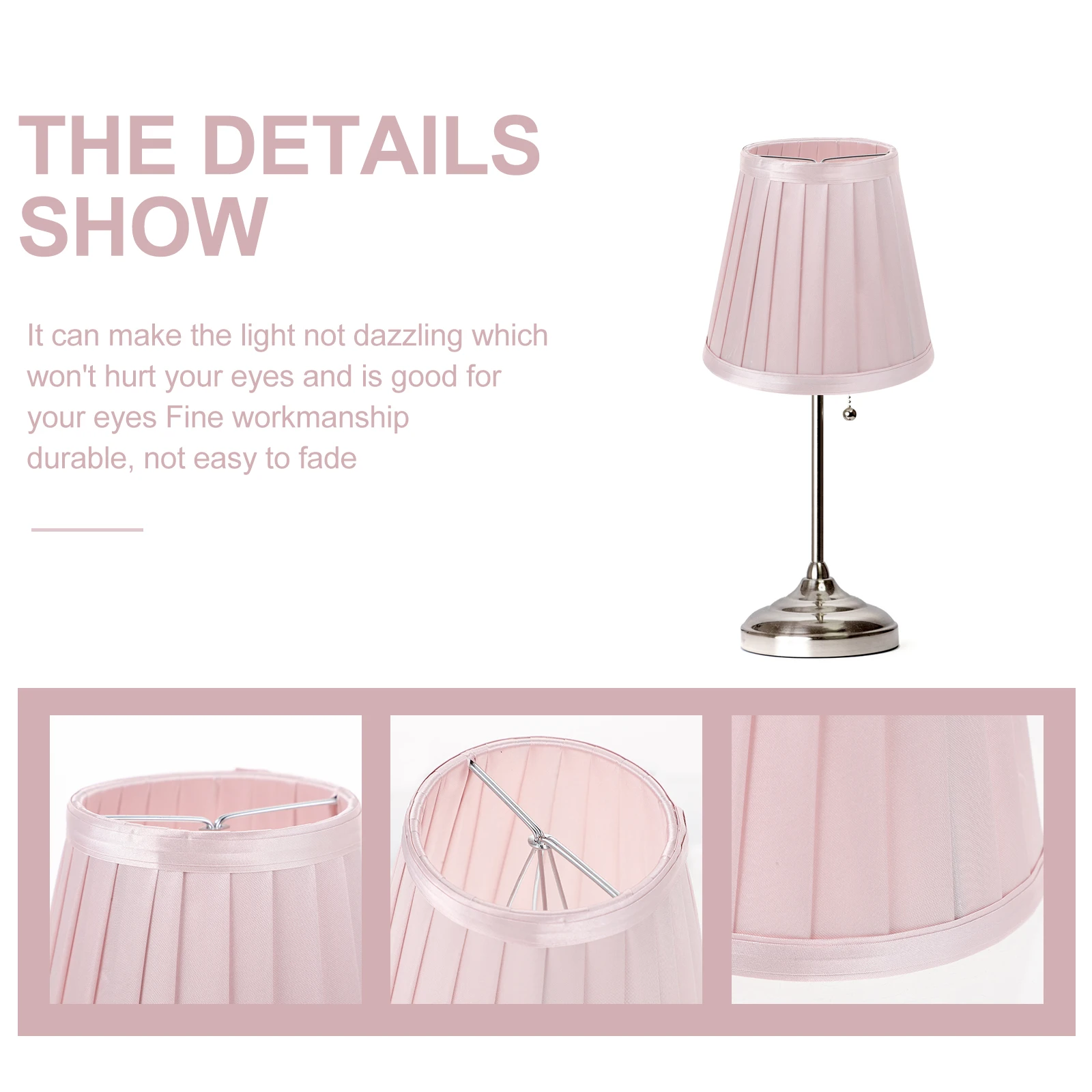 

Simple Cloth Lampshade Decor Creative Light Household Accessory Bedroom Lampshade Decorative Cover For Table Lamp