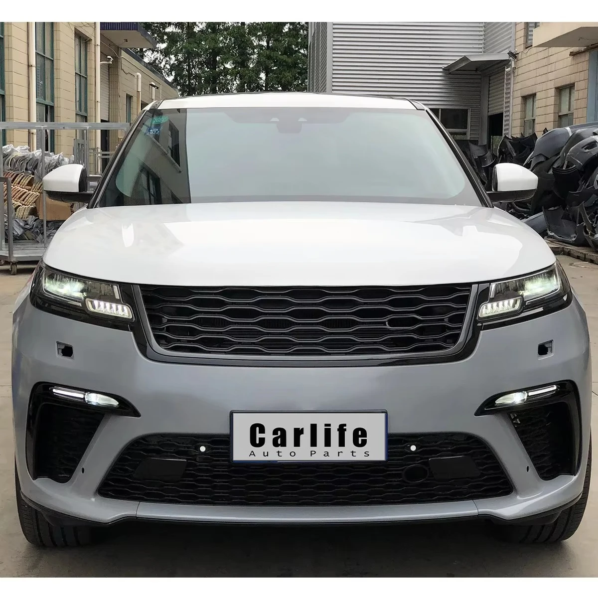Kit de carrosserie de pare-chocs à montage impeccable pour la mise à niveau Velar 2017-2023 au style SVA.