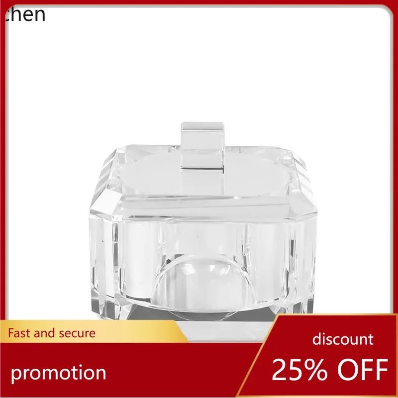 ZML jewelry box crystal glass candy jar storage jar organizer box dressing table decorative ornament