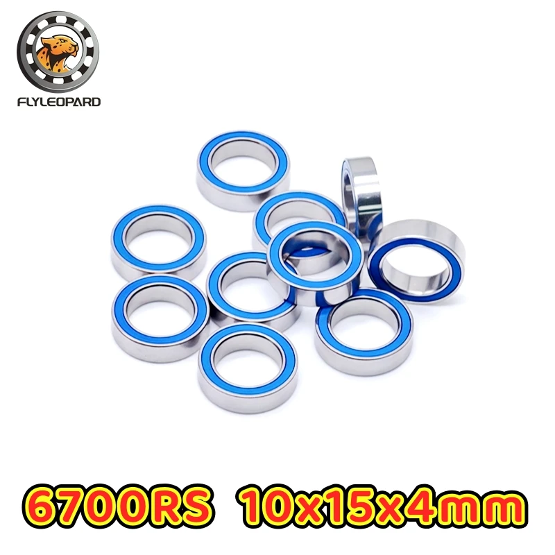 10 szt. Łożysko MR126RS 6x12x4 mm ABEC-7 do modeli elektrycznych RC, samochodów i ciężarówek, łożyska kulkowe MR126 2RS, MR105RS, MR115RS, MR128RS, niebieskie, uszczelnione — zdjęcie 4