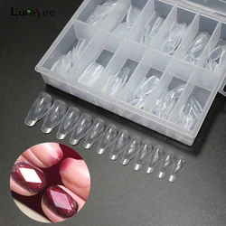 120pcs/box Nail Extension Dual Forms Nail Tips Acrylic Full Cover False Nail Mold Building Gel Nail Art Tools