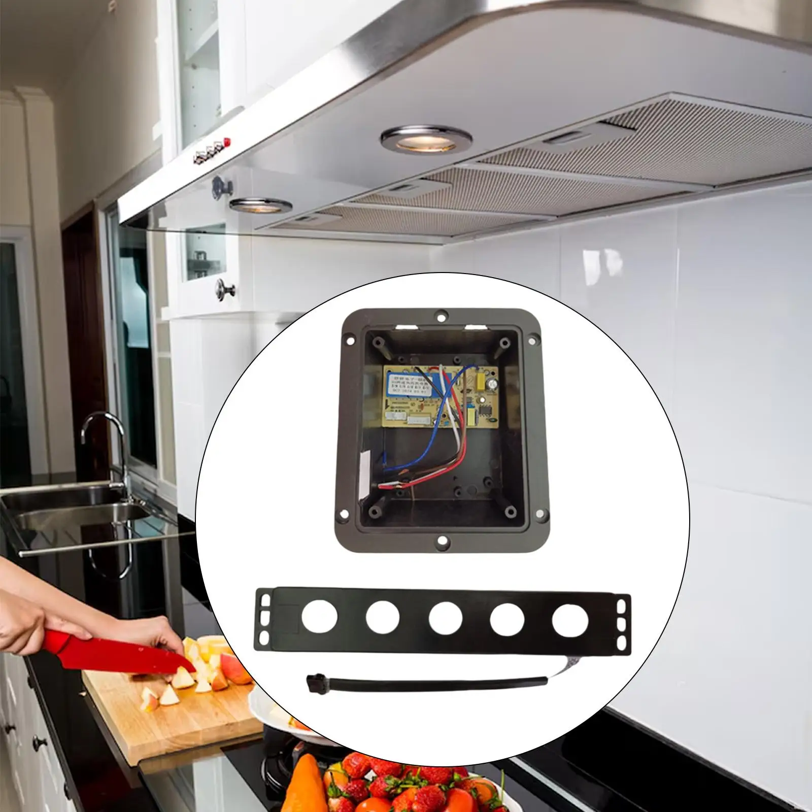 Carte de commande de hotte de cuisine, carte mère, accessoires de capots légers de remplacement 2 pour le commerce domestique