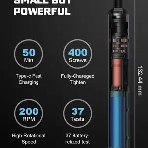 Elektrisch -Schraubendreher -Set, 5 Drehmomenteinstellungen, Präzisions -Elektrowerkzeug, Magnetschlitzschlüssel, iPhone -Brille, Uhr, PC, 68 10 Hauptverkaufsschlitzschlüsselzange optisch - №1