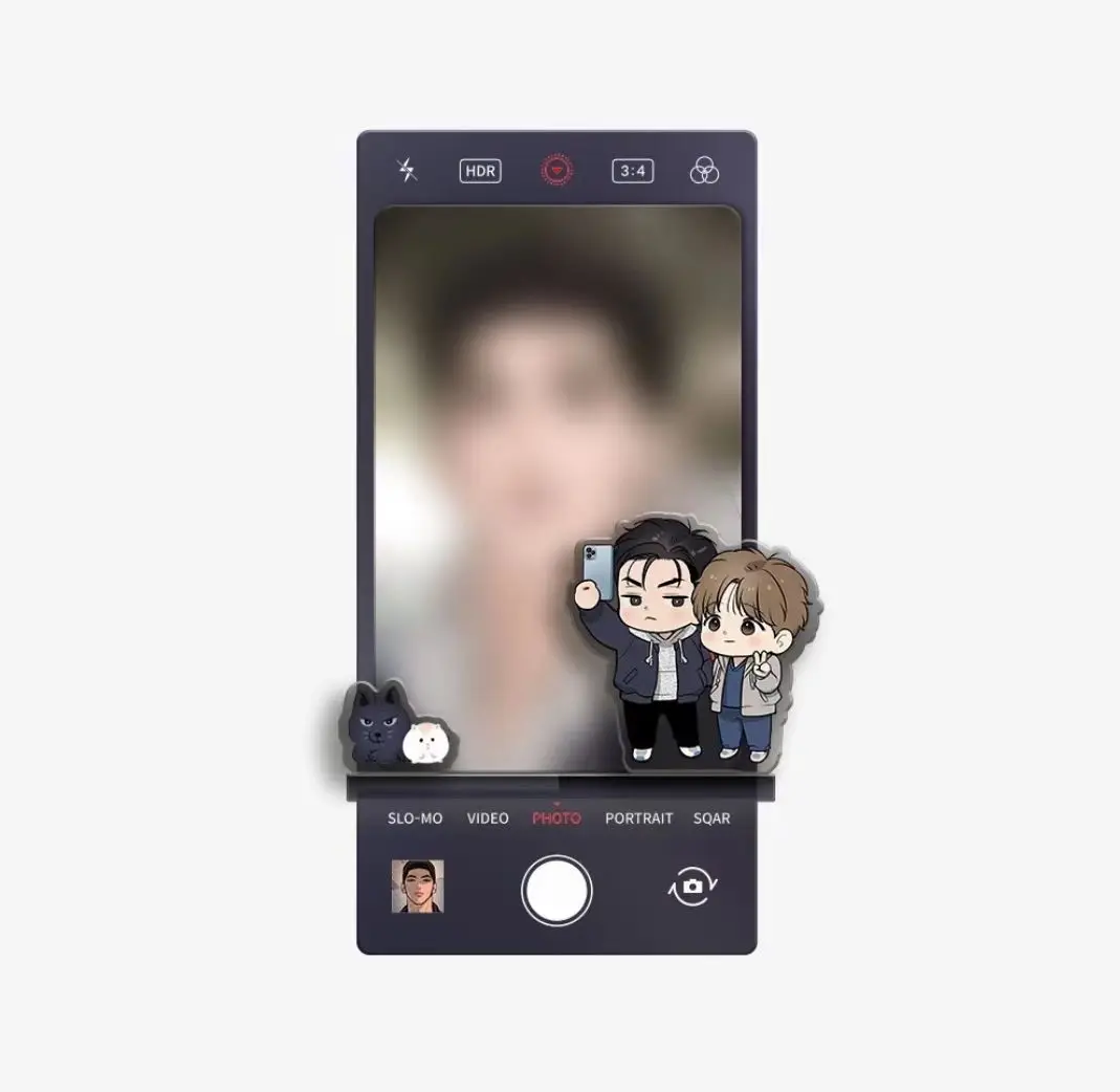 [Official Original] Korean comic Jinx Hot selling mobile phone holder set