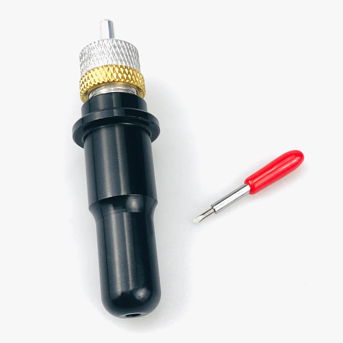 10 stücke 45 Grad Standard Schneiden Wolfram Stahl Plotter Klinge für Roland + 1pc Dia 12mm Klinge Halter hohe Qualität Lager