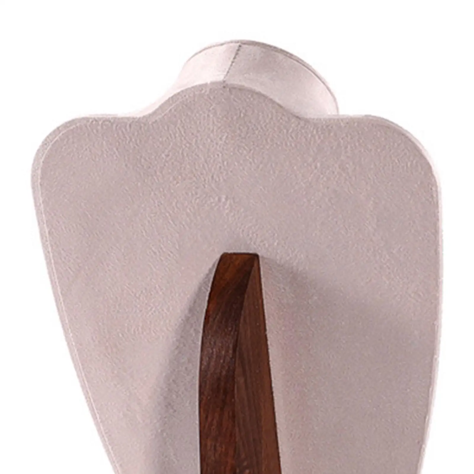 

Jewelry Display Stand Wooden Necklace Bust Chain Holder for Store Window Accessory Decoration and Sales