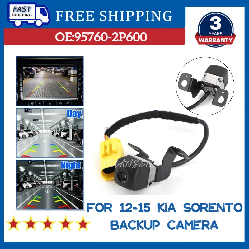 

For Kia Sorento 2012 2013 2014 2015 Car Rear View Camera Reverse Camera Parking Assist Backup Camera 95760-2P600 957602P600