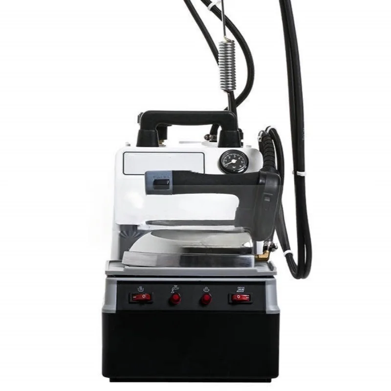 Industrial Boiler Steam Iron Commercial High Pressure Garment Iron Machine with Pressure Gauge Multi Control Switches