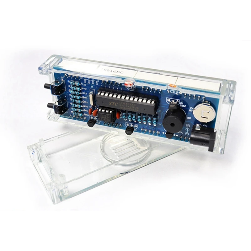 Digitale Uhr Kit 1 Zoll LED Digital Tube 51 Mikrocontroller Elektronische Uhr DIY Teile + Shell 1 Set