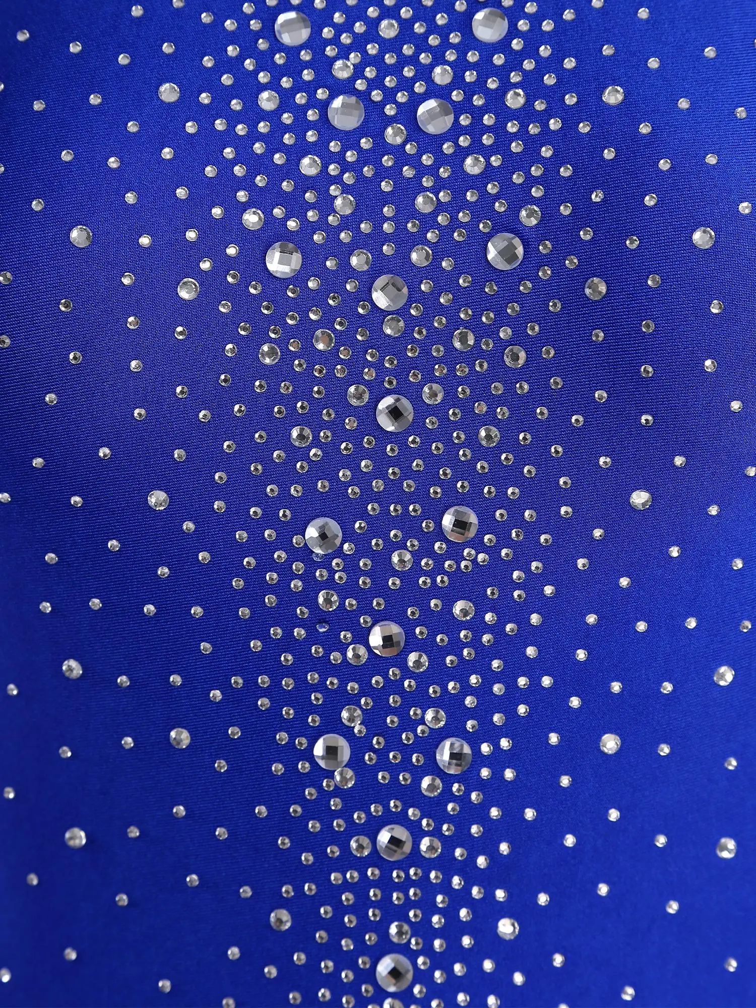 Abito da ballo lirico da donna, senza maniche, con strass lucidi, body in rete, per pattinaggio artistico, ginnastica, danza moderna da sala