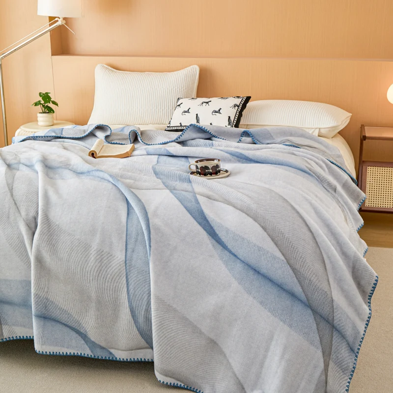 Red Grid Blanket Affordable Luxury Suede Delicate Soft Blanket Warm for Sofa Bed Office Nap  Birthday Gift New Year Christmas