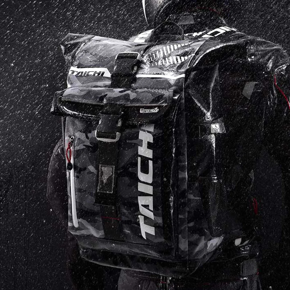 New Waterproof Motorcycle Travel Backpack Racing Motorcycle Bag Reflective Sspec Brand Neutral Daily Commuting Backpack