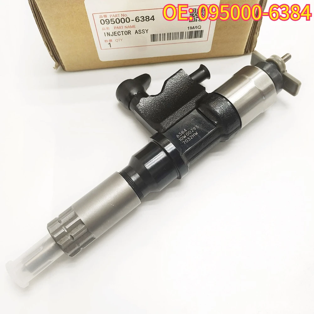 

For 095000-6384 Brandstofinjector 8-97609790-4 Voor Isuzu 6hk1 Motoren Graafmachine Accessoires Onderdelen 095000-6384