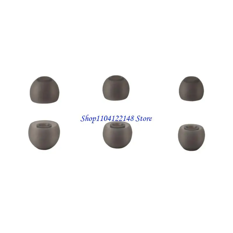 P9FA Soft Silicone Ear Tips Cushions Sleeves For Earphones Stay Put During Workouts