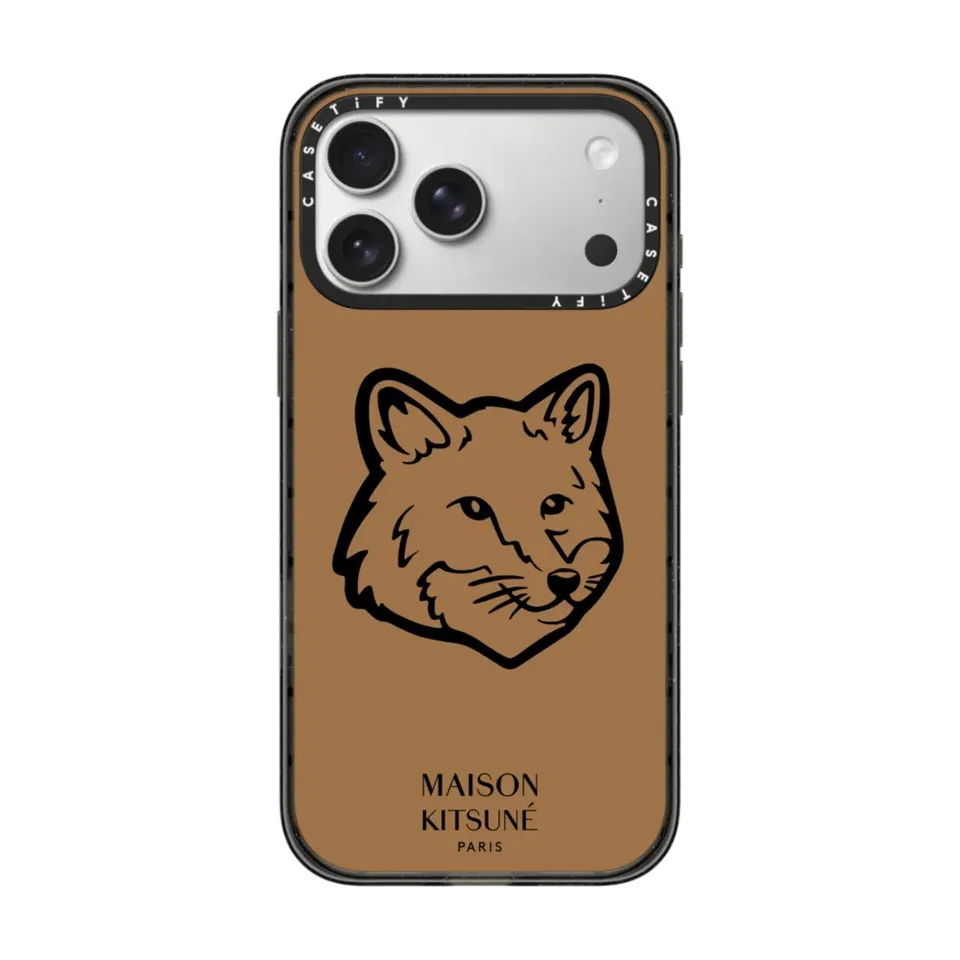 CASETiFY Maison Kitsuné Series Fox Logo Magnetic Drop-proof Case
