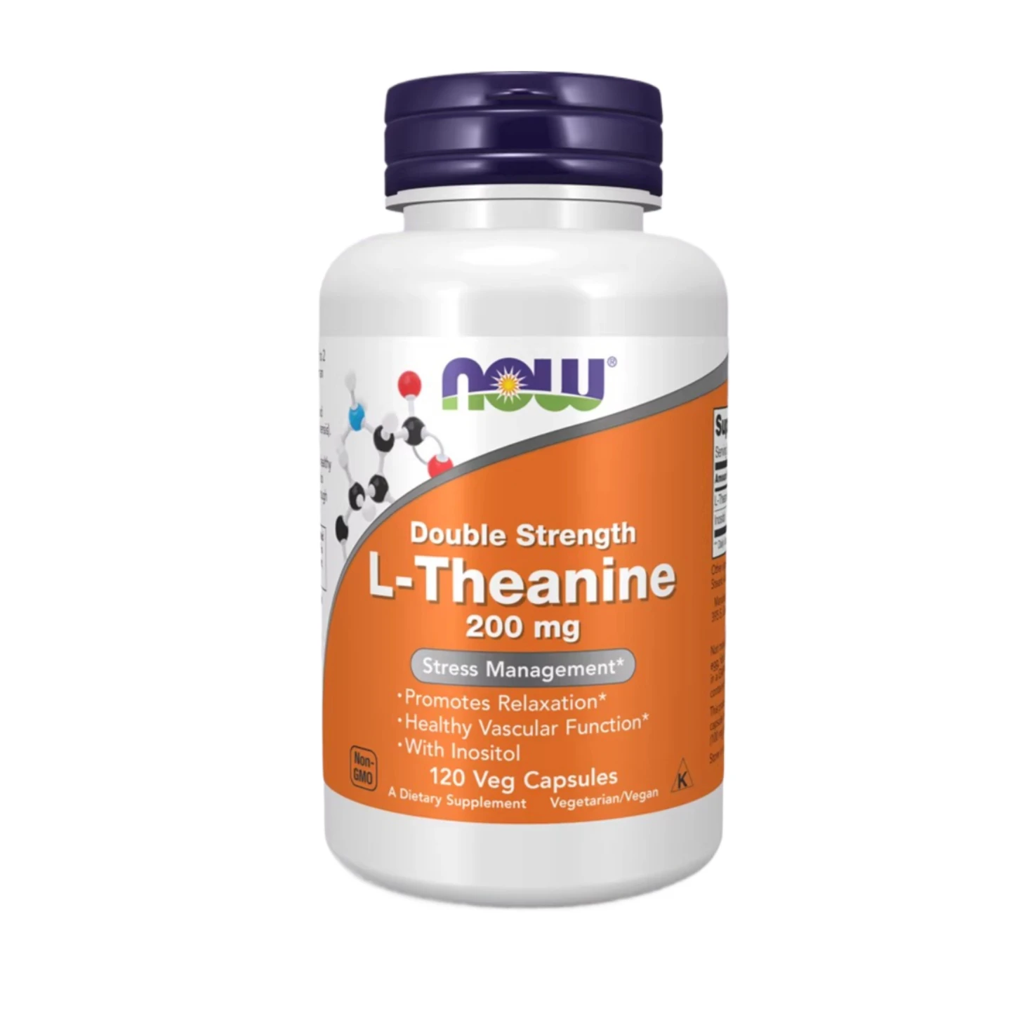 L-theanine Supplement, Relieves Stress, Supports Calmness and Relaxation, Non Genetically Modified