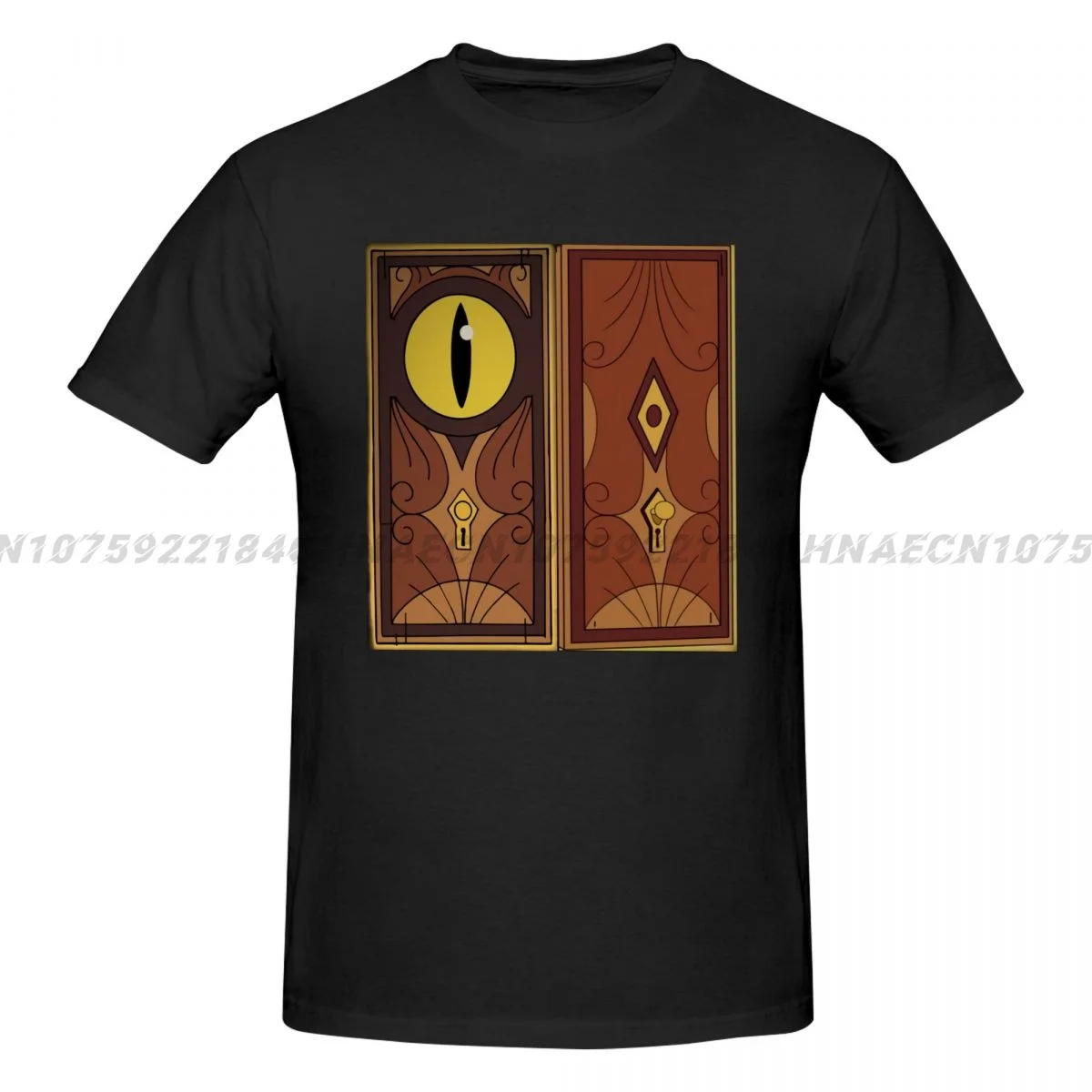 

The Owl Houses Eye 2024 Summer New Men's T-shirt Print Short Sleeve Loose Popular Fashion Brand Couple High Street Top