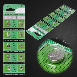 10PCS Watch AG1 1.55V 364 SR621SW LR621 621 LR60 CX60 Alkaline Button Coin Cell Batteries for Watches