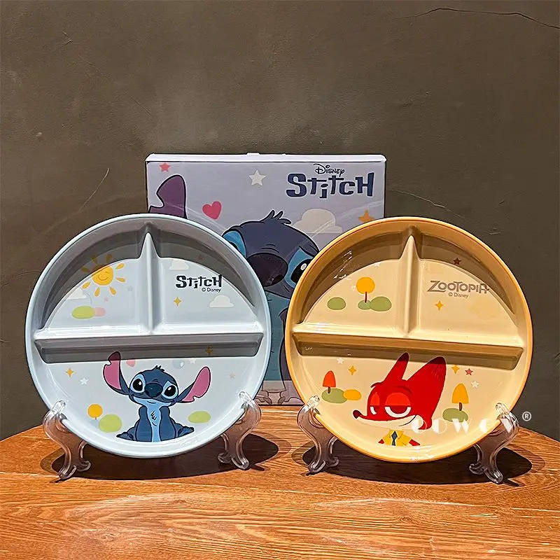 Disney Zootopia Judy Nick cartoon anime cute ceramic divided plate creative Kawaii student tableware plate gift wholesale