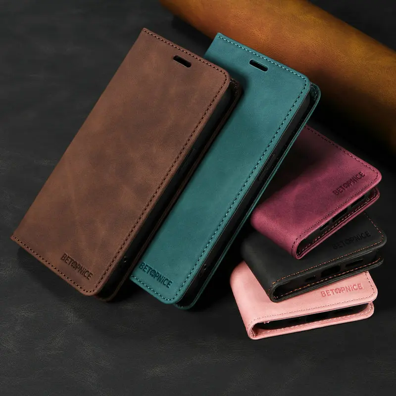 For Poco X8 Pro Max F8 Ultra X7 Pro F7 5G Flip Case RFID Leather Phone Funda for Xiaomi Poco M7 Case Mi Phone M8 X6 F6 Book Capa
