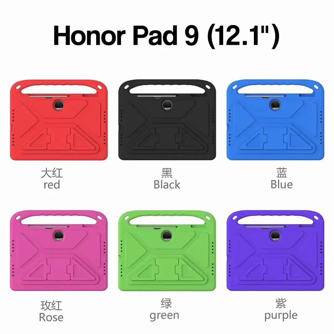 Case for Honor Pad 9 12 1 Inch HEY2-W19 W09 Cute EVA Portable Kickstand Shockproof Tablet for Funda Honor Pad 9 Case Cover Kids