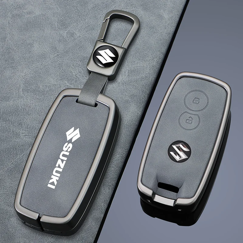 Car 2 Buttons Key Case Cover Protector Shell Keychain For Suzuki SX4 Swift 2007 2009 Grand Vitara Scorss XL-7 Remote Accessories