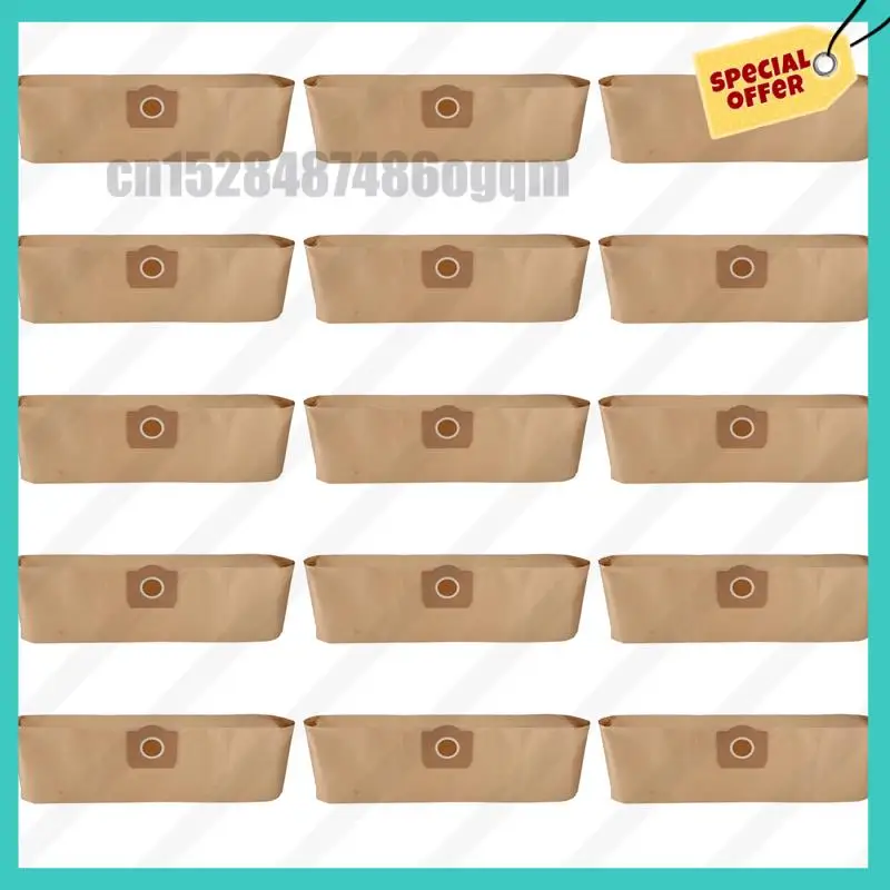 -ABJZ 15Pcs Dust Bag For KARCHER WD3 Premium WD 3,300 M WD 3,200 WD3.500 P 6,959-130 Vacuum Cleaner