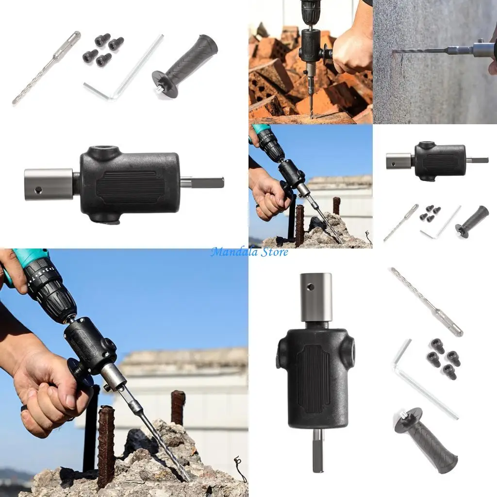 U2JC Efficient Electric Drill Adapter With Genenric Fit Drill Hammer Attachment For Efficient Construction And Repair Work