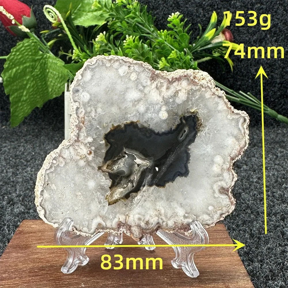 Sakura Agate Polished Stone Slice 4