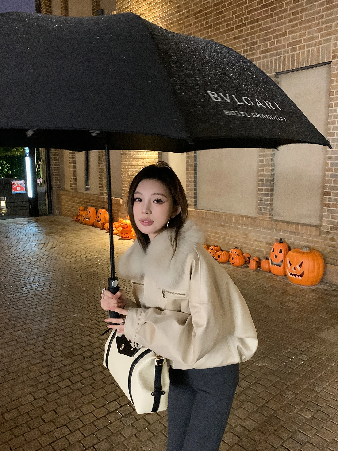 

Heather 90, белый меховой воротник на гусином пуху, женская рабочая одежда ort Silhouette, замшевое кожаное пальто-джат, повседневное свободное пальто