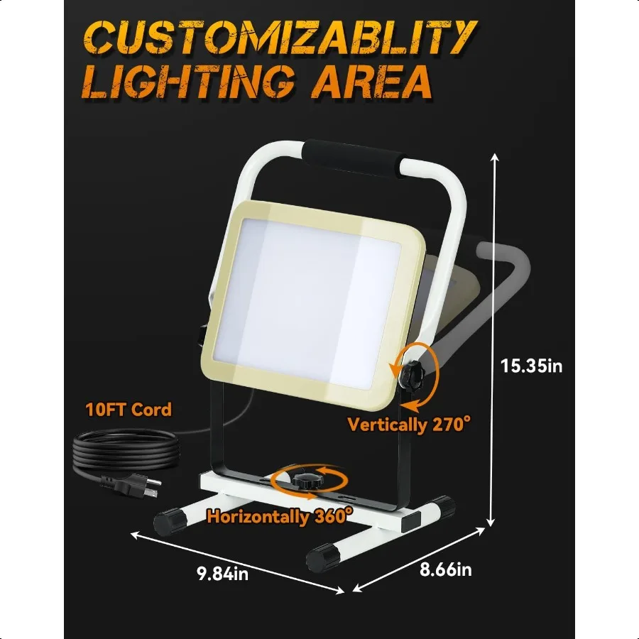 ترقية ضوء العمل LED 100W الطبيعة الدافئة النهار