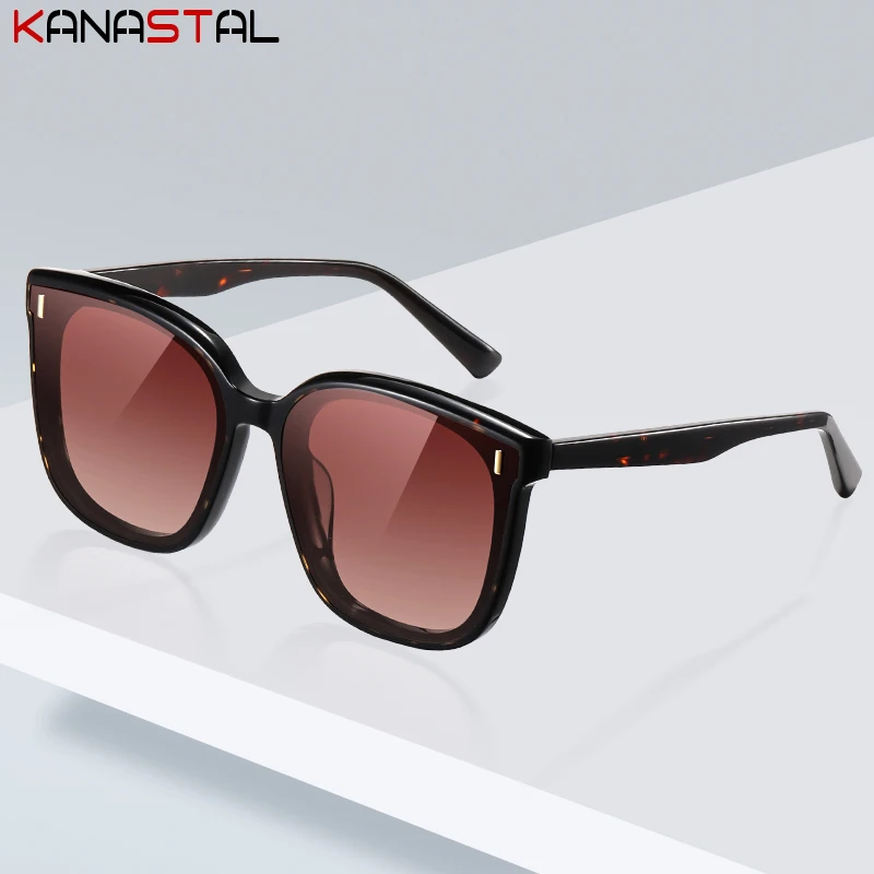 

Women Sunglasses Men Polarized UV400 Fashion Sun Glasses Plate Eyeglasses Frame Anti Glare Goggles Travel Sunscreen Fat Eyewear