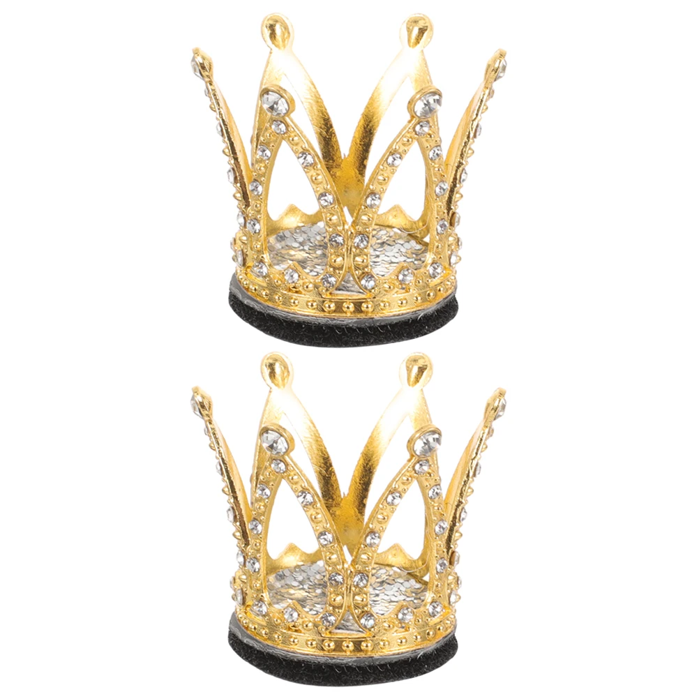 

2pcs Decoration Crown Rhinestone Bike Motorcycle Headgear Accessory For Women Biker Outdoor Gift Easy Install Remove