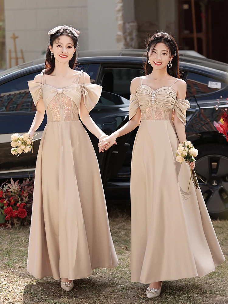 

Вечернее платье из атласа для женщин 2026: Новинка зимы, элегантное, для повседневной носки, высококачественное, для сестринских встреч, создающее особую атмосферу.