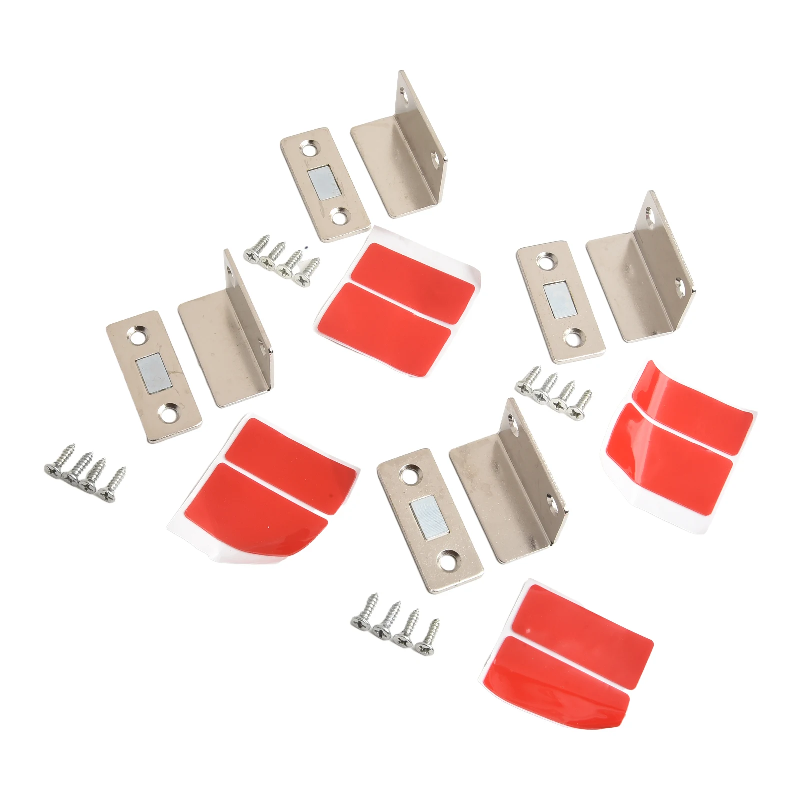 Cabinet Suction Magnetic Catch For Door Cabinet No Punch Holes 4PCS Cupboard Closer Sliding Door Drawer Strong