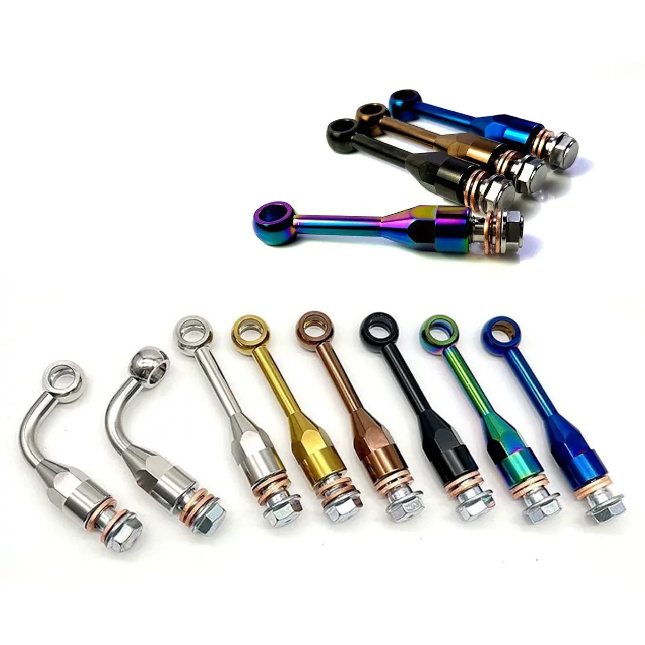 

Универсальный удлинитель тормозного шланга из нержавеющей стали 304 M10, фитинг для удлинения тормозной линии, запасные аксессуары