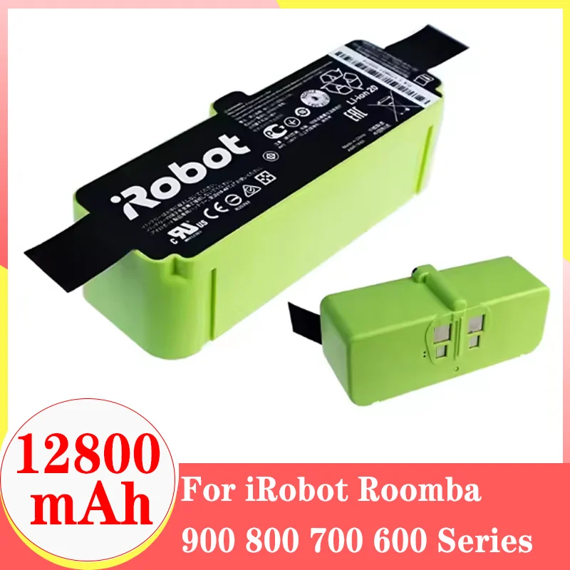 Nouvelle batterie de remplacement originale 12800mAh pour aspirateur iRobot Roomba série 600 700 800 900 iRobot roomba 670 775 891