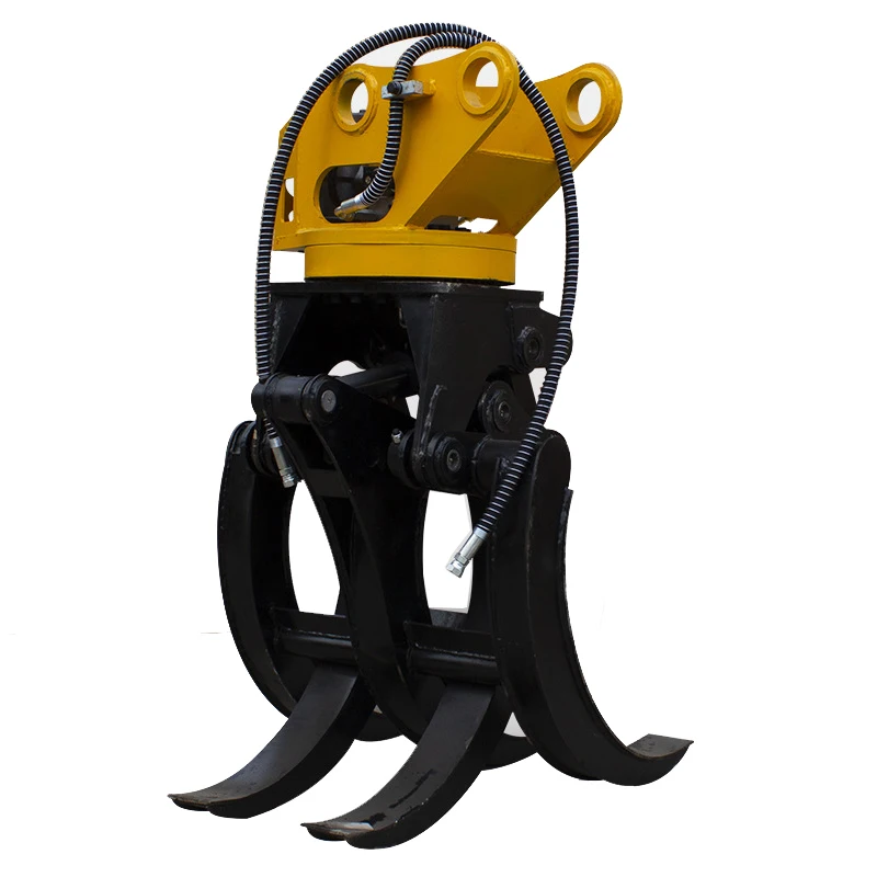 Excavator Hydraulic Grapple Mini Excavator Log Rotating Grapple