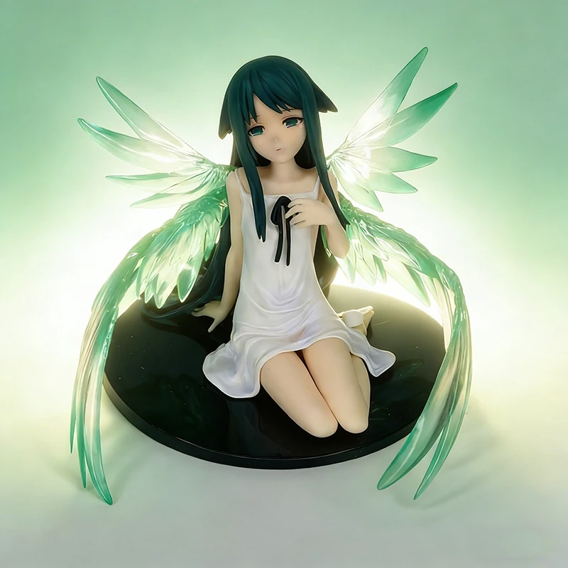 

11cm Anime The Song of Saya Figure Model Cute Girl Saya No Uta Figure Sitting Statue PVC Adult Collectible Decor Dolls Toys