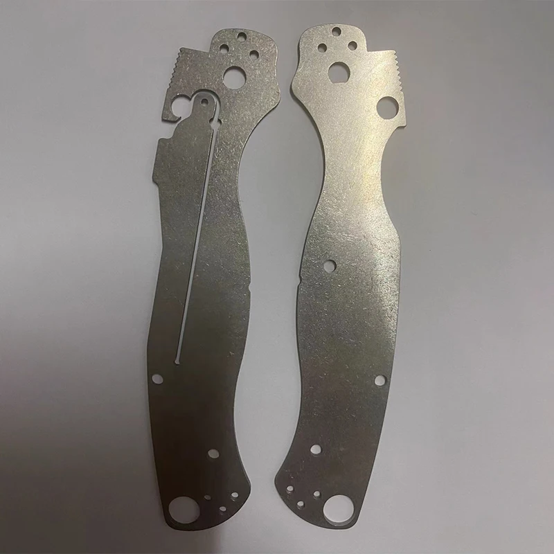 1 Pair Stainless Steel Knife Replace Part Lining Liners Accessories For Genuine Spyderco C81 Paramilitary 2 Para2 Knives Handle