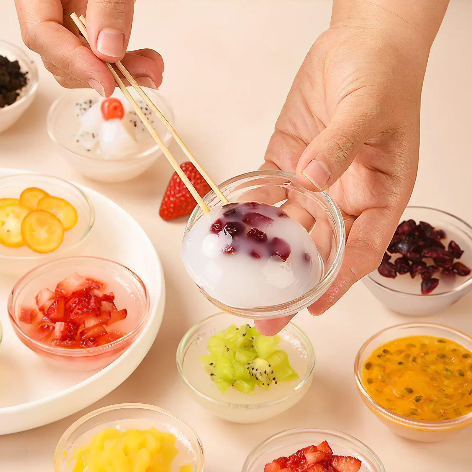 10 PCS Aromatherapy Bowl Transparent Storage Bowls Glass Facial Esthetician for Water Skincare Clear Facials