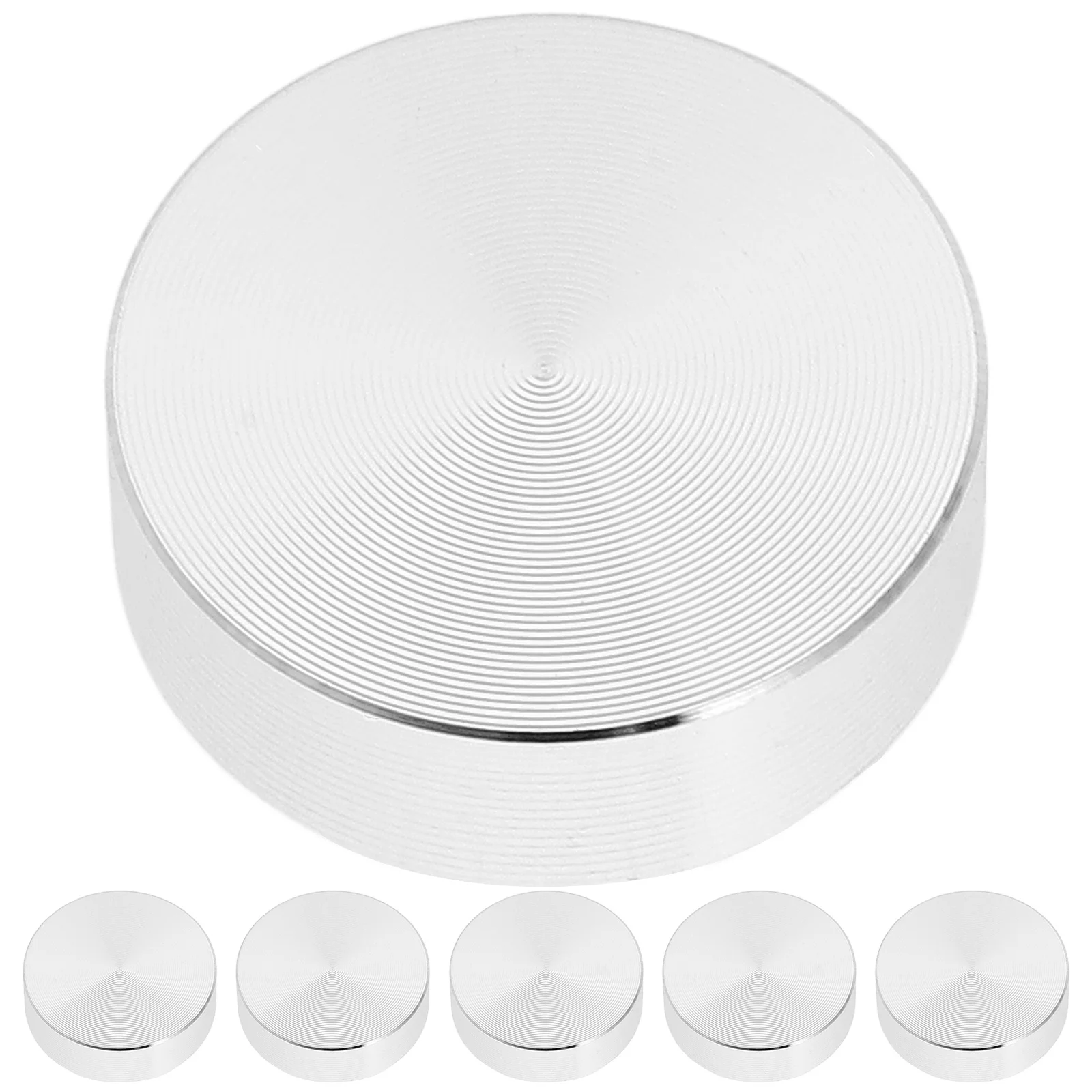 

6Pcs Aluminum Alloy Circle Discs Stable Glass Table Tops Adapter Round Aluminum Circle Discs Glass Tops Adapter