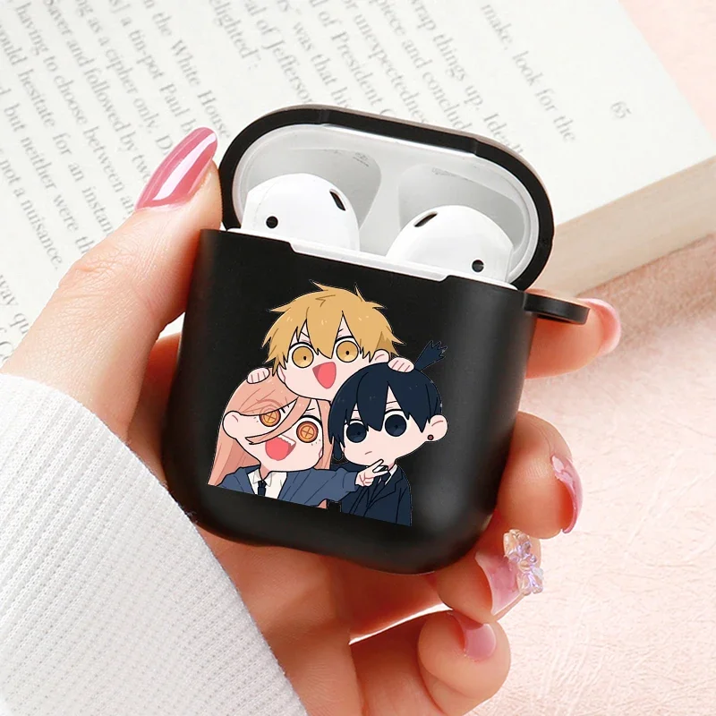 Anime Chainsaw Man Airpods Case for Apple Airpods Pro 2 1 2 3 Protective Denji Makima Aki Pochita Airpods Pro Case