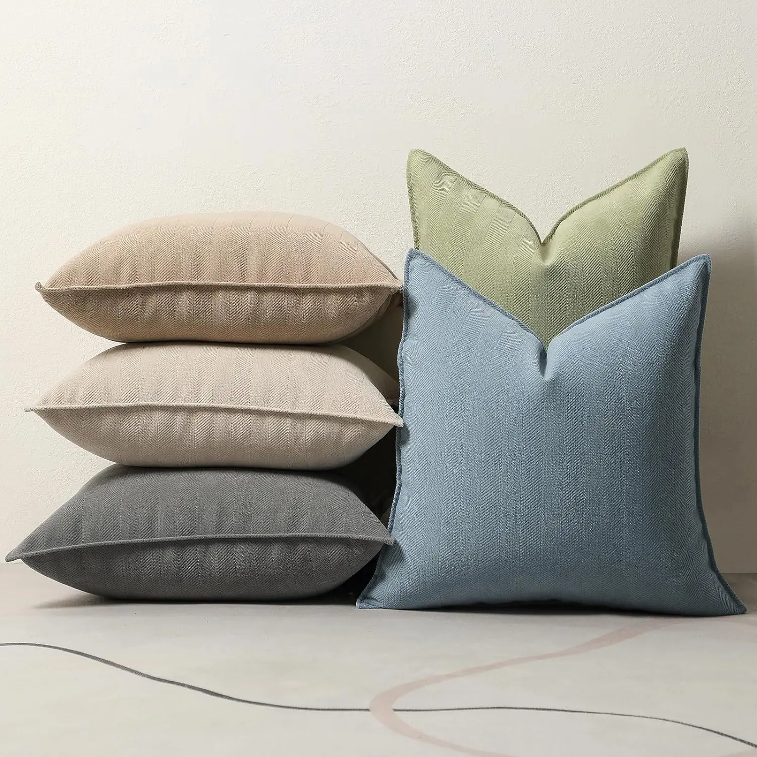 

Chenille Cushions Covers Solid Textured Pillow Covers Backrest Large Cushion Covers 45x45cm Decorative Cushions Covers For Couch