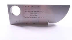 NDT  IIW-Type 1 AWSD1.1/D1.1M-2015 Calibration Block 1018 steel  test block for Ultrasonic Flaw Detector  INCH TYPE