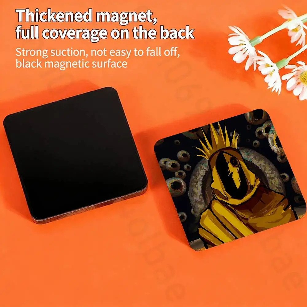 H-hastur the king in yellow Fridge Magnets Round Magnetic Refrigerator Decoration Memorial Gifts Wedding Favors
