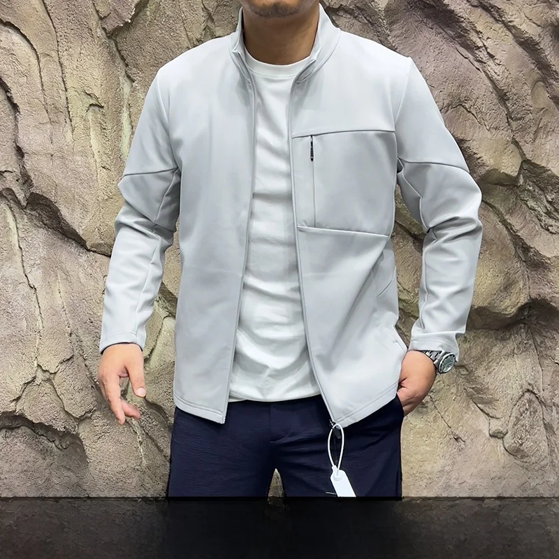 

Dingli Main Prtion! Offline K! Busin Series High-End Qui-Dry Knitted Stand Collar Outdoor Autumn Jaet