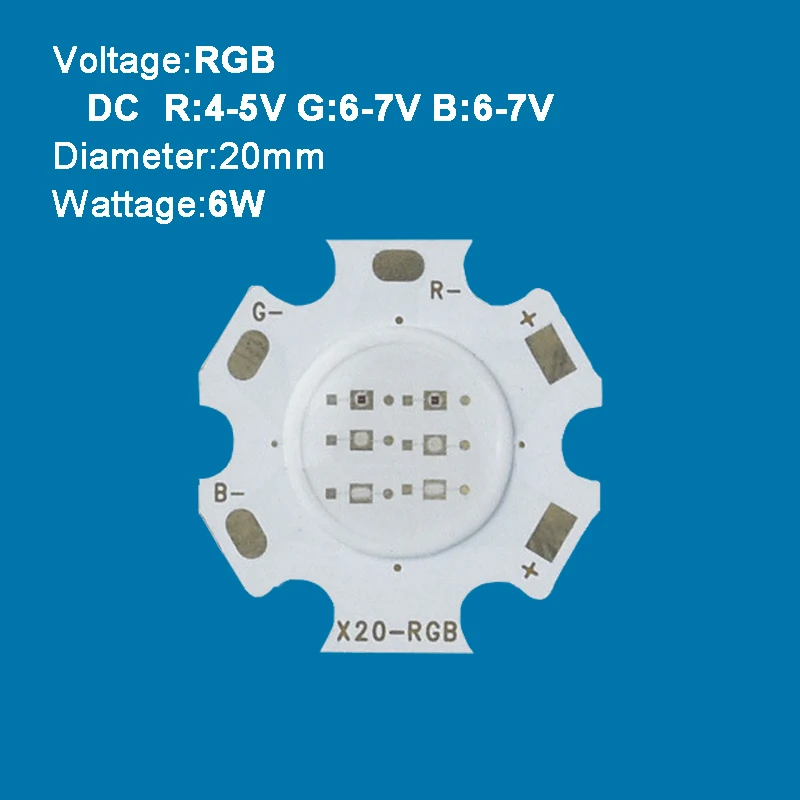 Wejście 260mA 3W - 12W oświetlenie COB dioda LED RGBW RGB + podłoże gwiazdowe