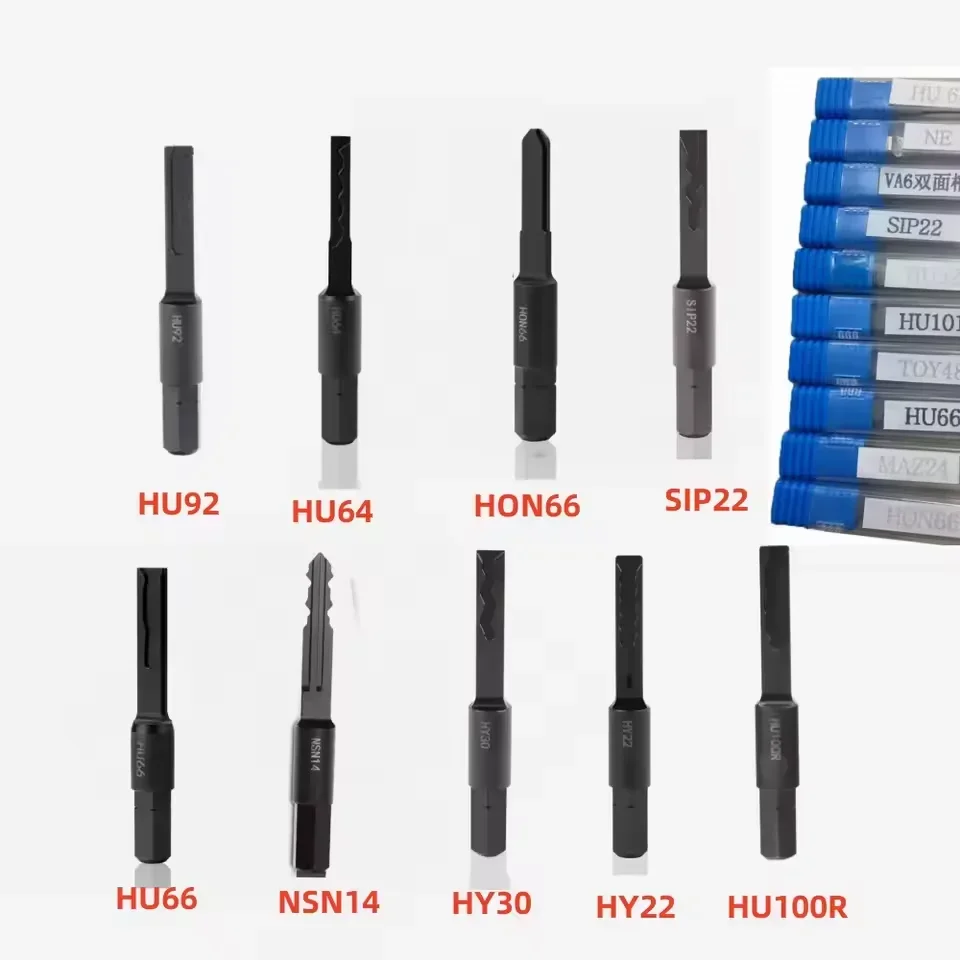 Auto Locksmith Tools HON66 HU66 HU100R HU64 HU92 HY22 HY30 SIP22 NSN14 Lock Cylinder Breaking Blade Strong Force Power Key
