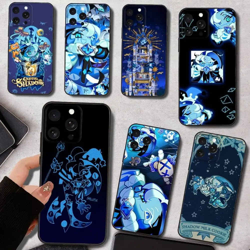 

Game Cookie Run Kingdom Phone Case For iPhone 16e,16,15,14,13,12,11,Pro,X,XS,Max,XR,Plus,Mini Soft Black Cover